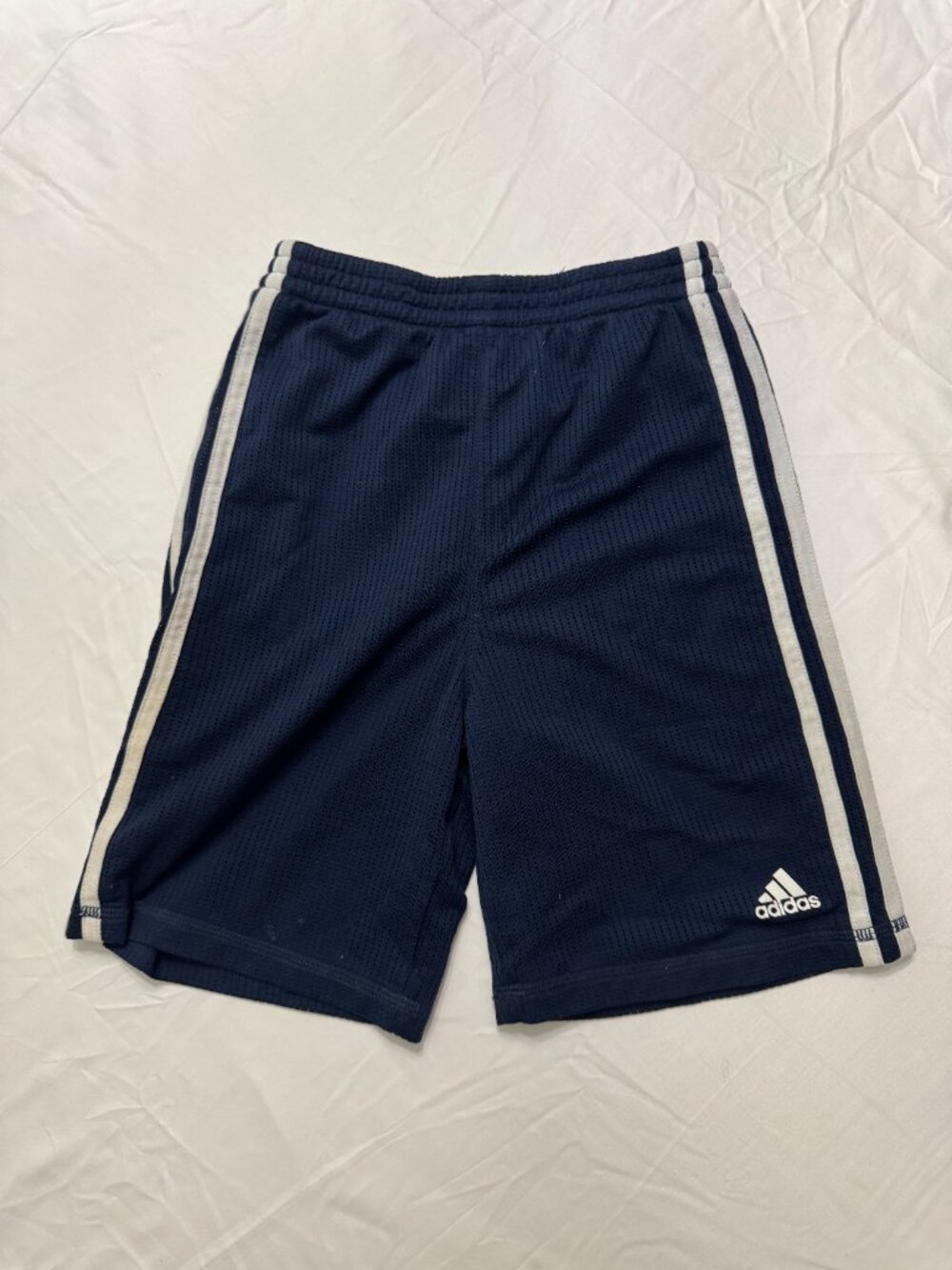 Adidas Navy Mesh Shorts Boys